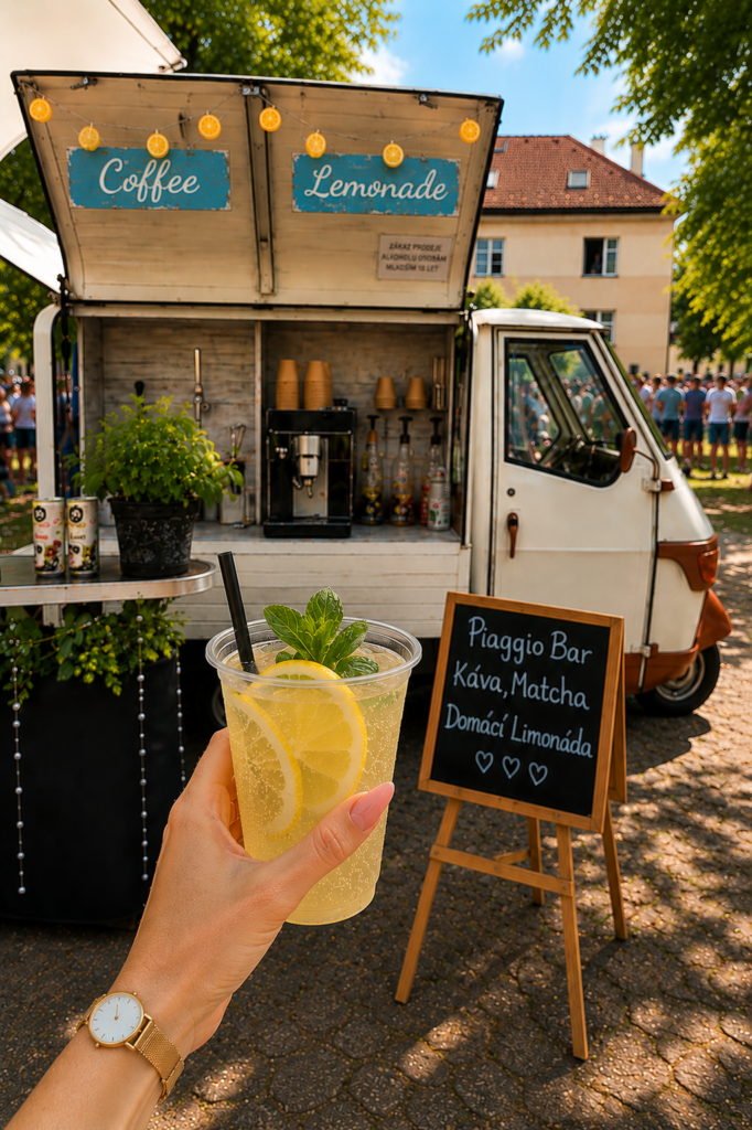Prosecco bar na akci limonáda